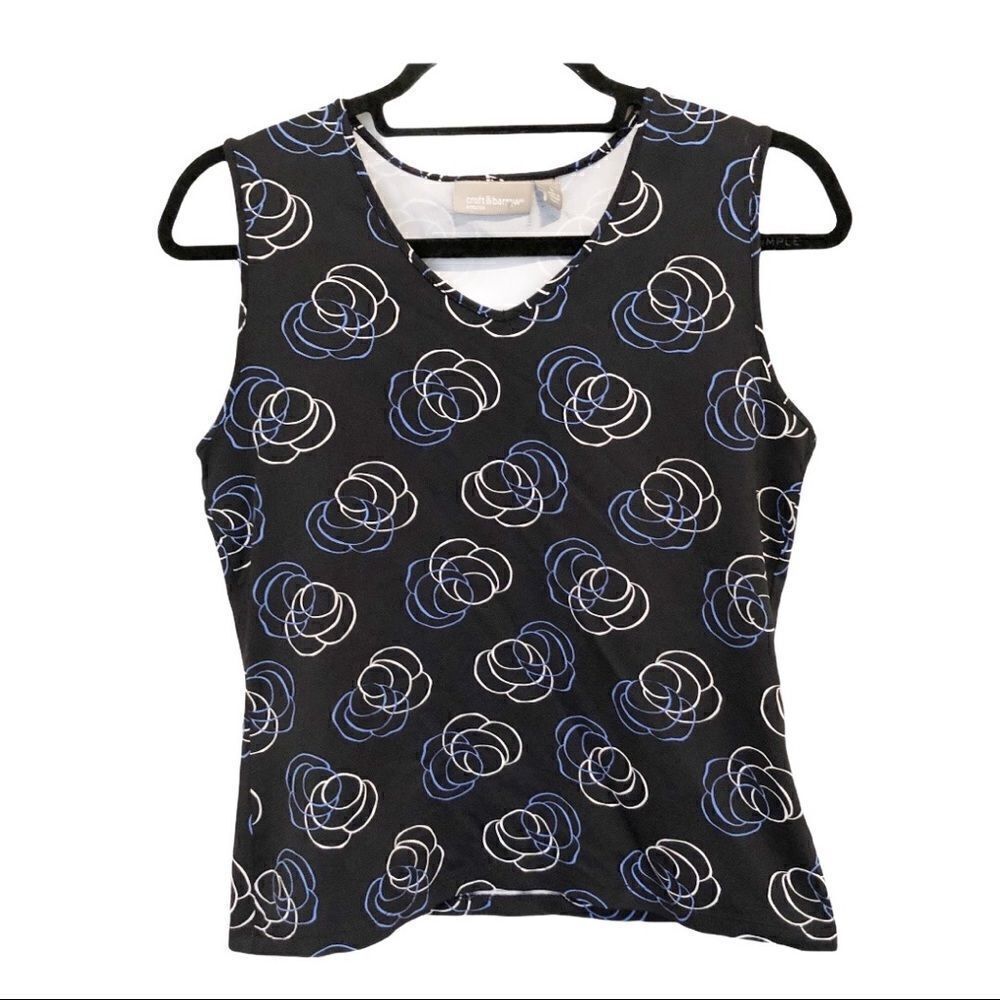 Croft & Barrow‎ Stretchy Cropped Tank Top Size Small